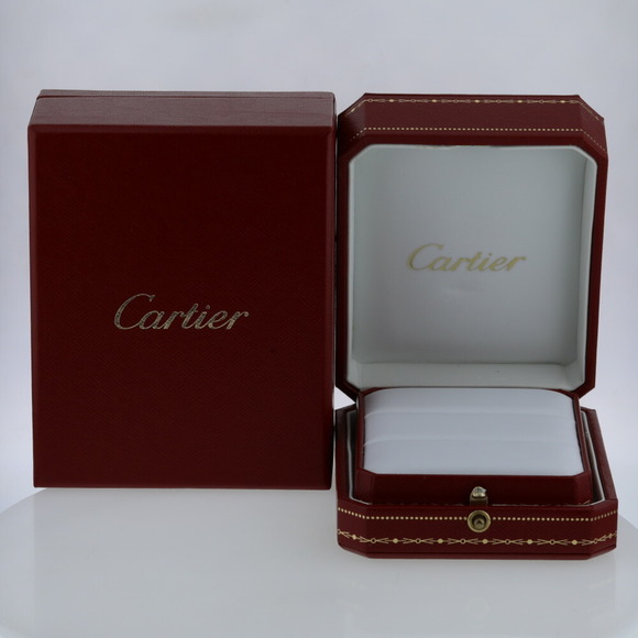 CARTIER ring ballerina wedding 3P width about 2mm B4098600 K18 pink gold diamond - Picture 7 of 8